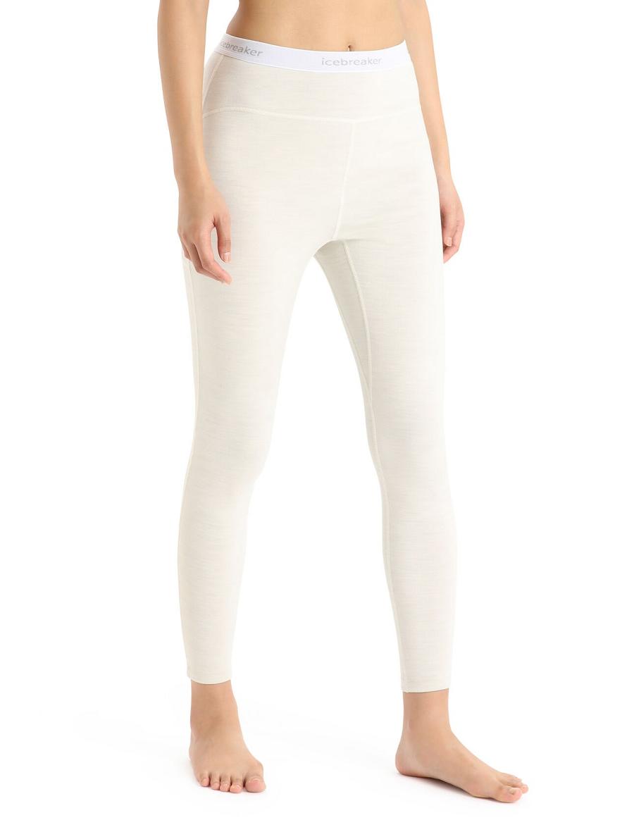 Icebreaker 15.5 Merino Thermal Női Leggings Fehér | HU 1537DFMN